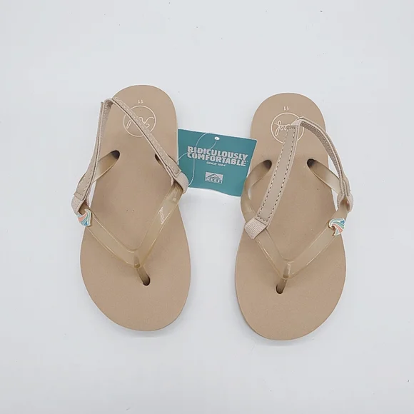 Reef Little Charming Oasis Sandals Toddler Girl Size 11‎ NEW - Picture 2 of 6